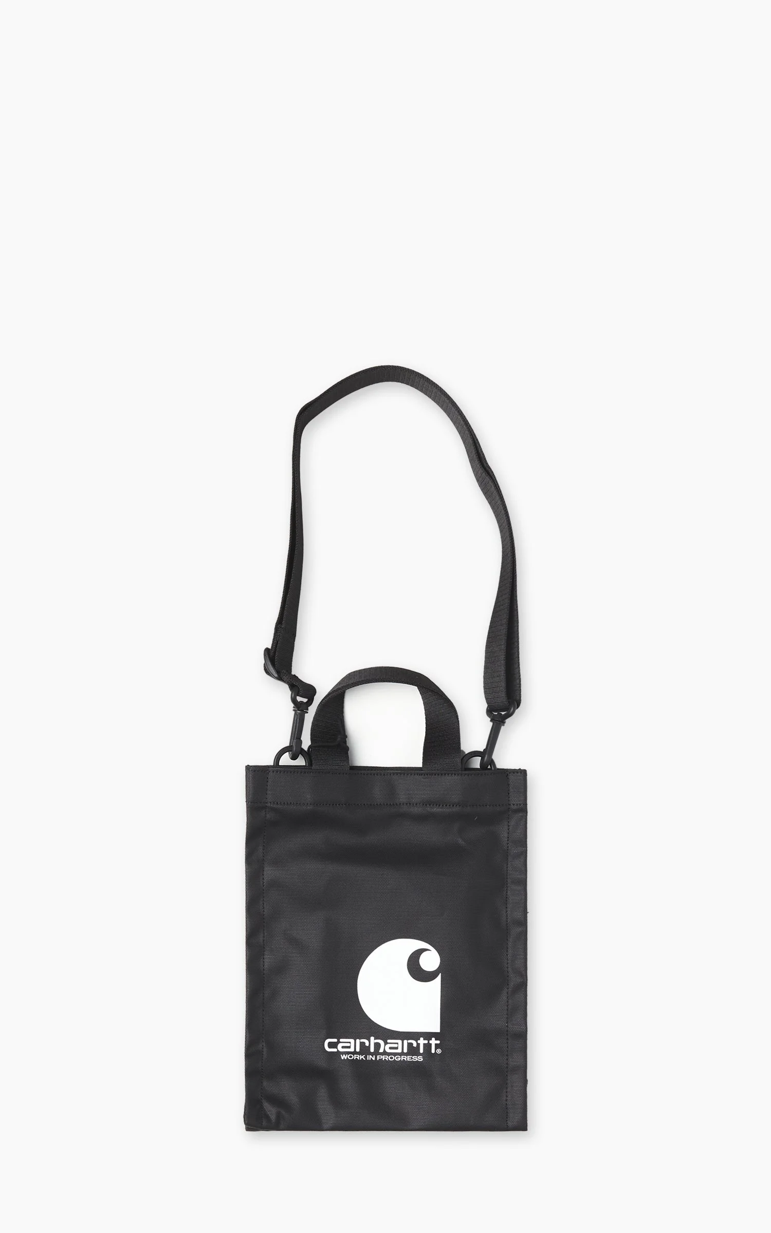 CARHARTT WIP CARHARTT WIP SHOPPING BAG COTTON CANVAS BLACK/WHITE - 1