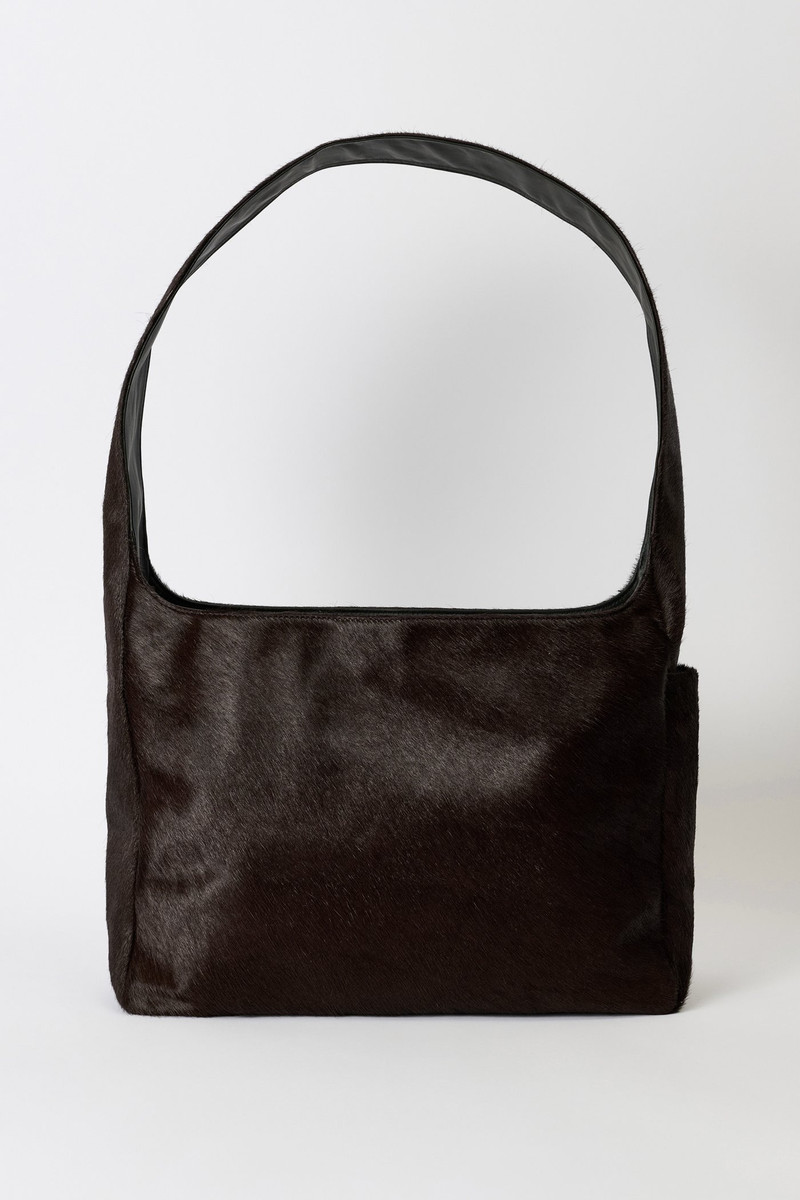 Grande Brick Bag Chocolate Hair On Hide 3