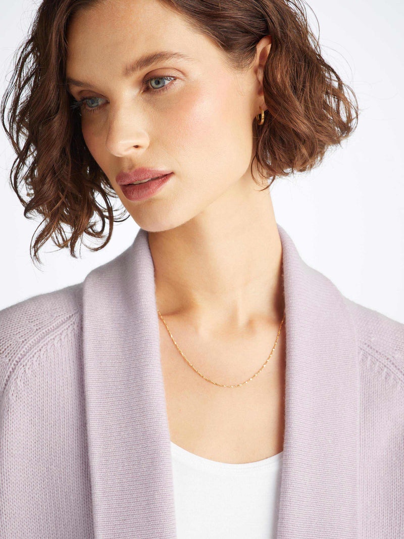 Women's Cardigan Nina Cashmere Lilac - 5