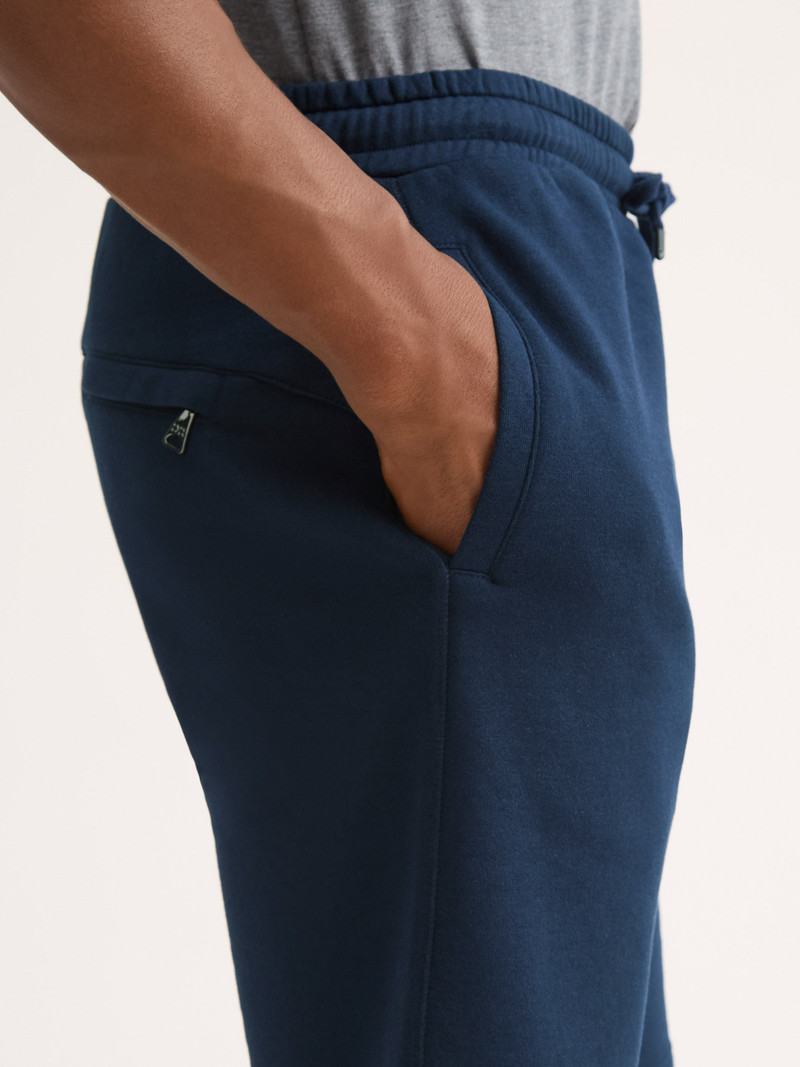 Quinn Cotton Modal Sweat Shorts Navy Blue 5