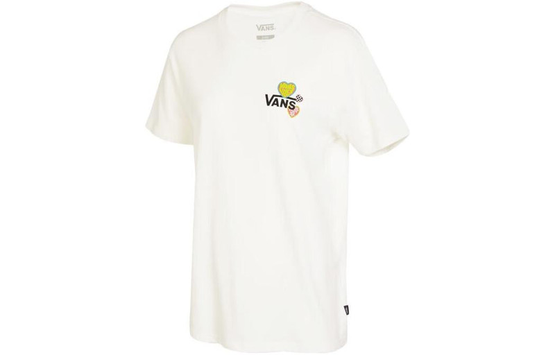Vans (WMNS) Vans Love Is Kind Boyfriend T-Shirt 'Marshmallow' VN0003KTFS8 outlook