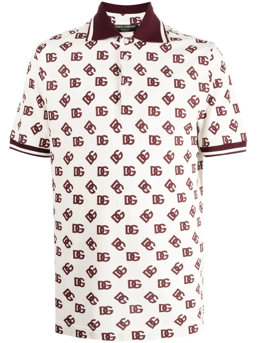 logo-print short-sleeved polo shirt - 1