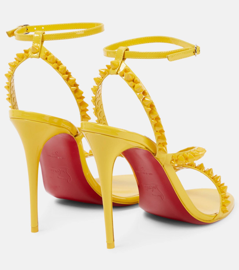 Christian Louboutin Mafaldina Spikes 100 leather sandals outlook