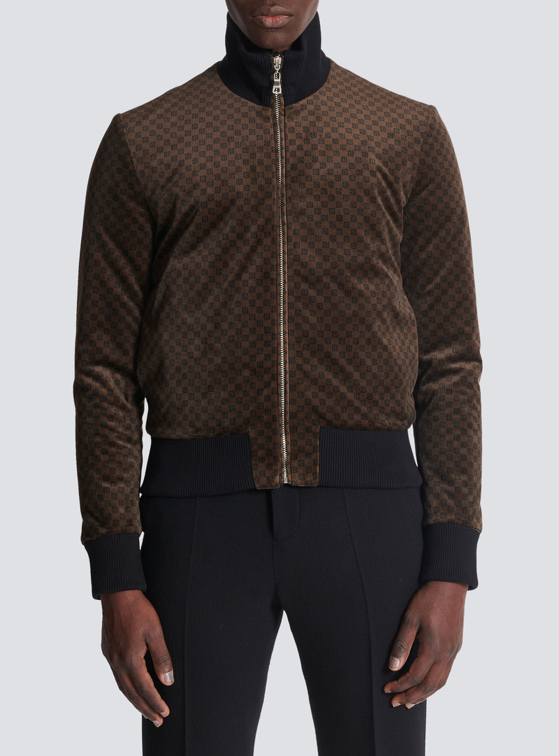 Reversible mini monogrammed bomber 5
