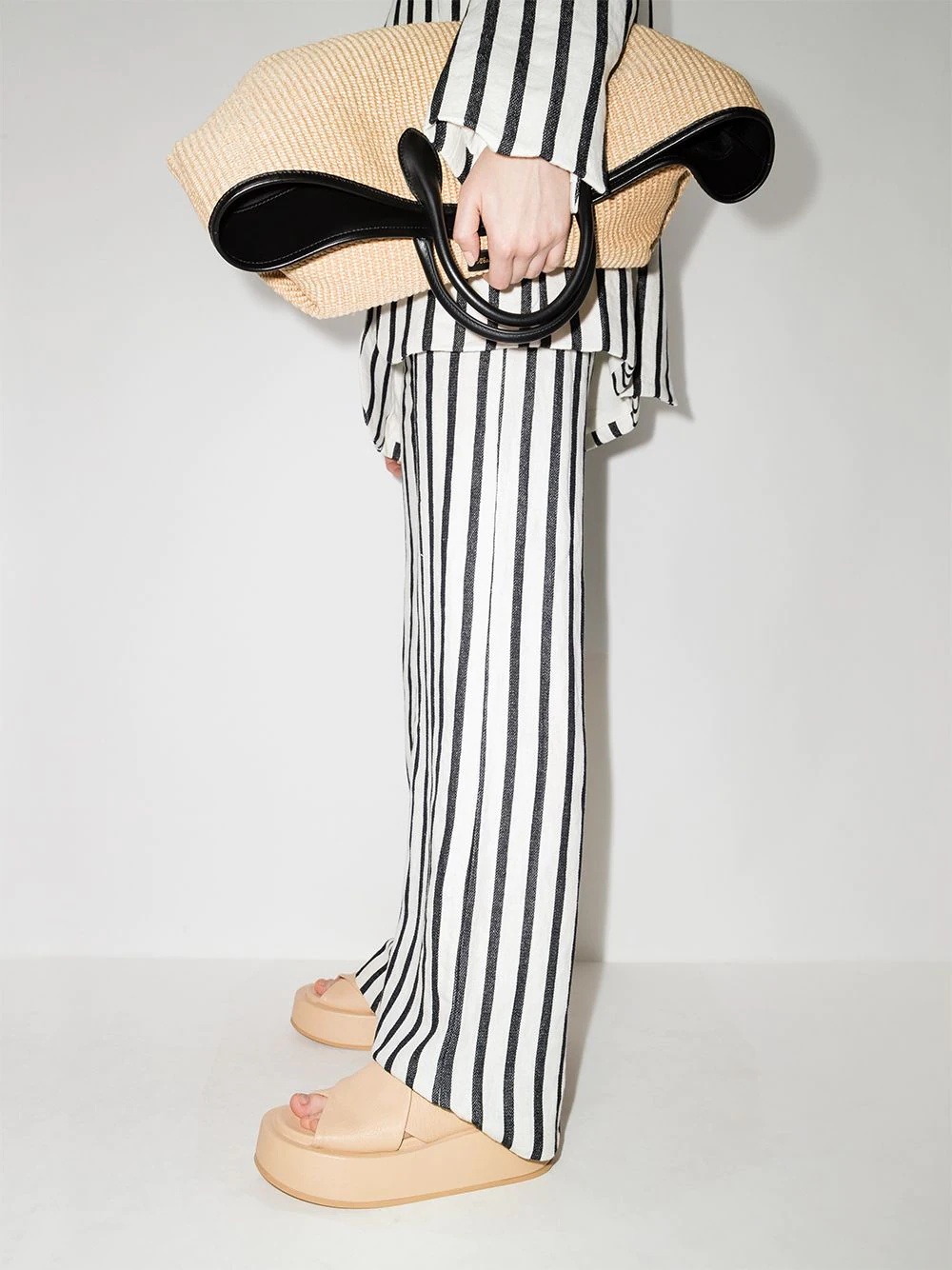 crossover-strap platform sandals - 3