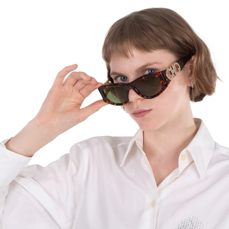 Salvatore Ferragamo Green Navigator Ladies Sunglasses SF1082S 219 53 - 2