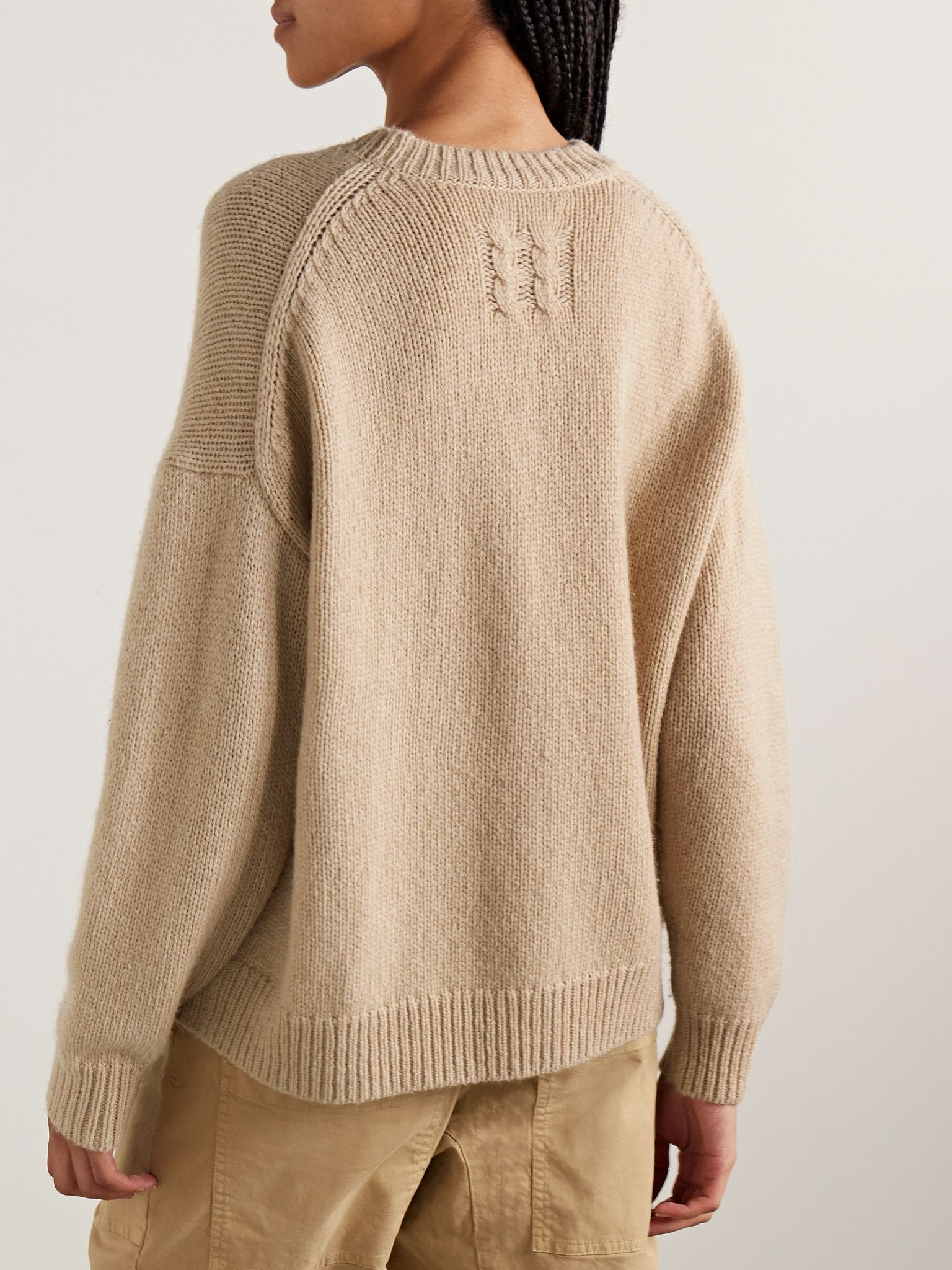 Chassy camel hair sweater Beige - 4