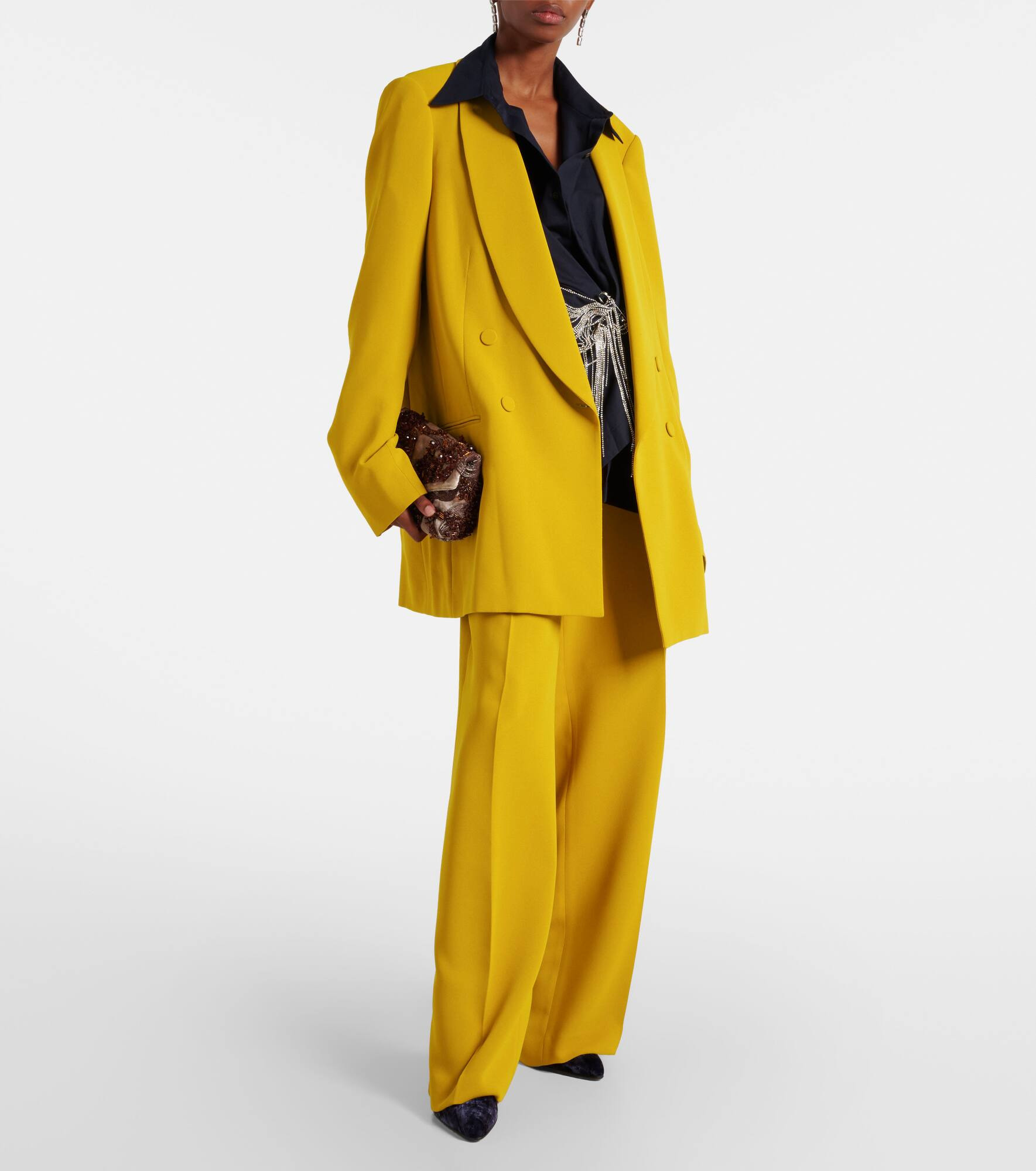 Oversized double-breasted blazer - 2