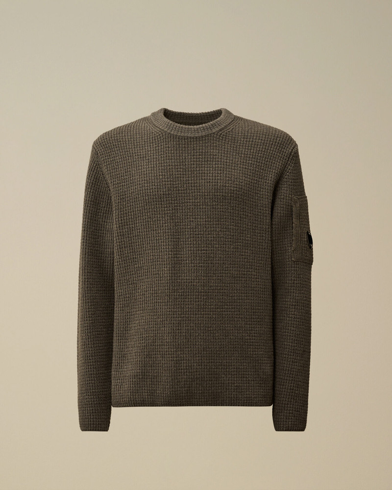 Lambswool GRS Crewneck Lens Sweater 1