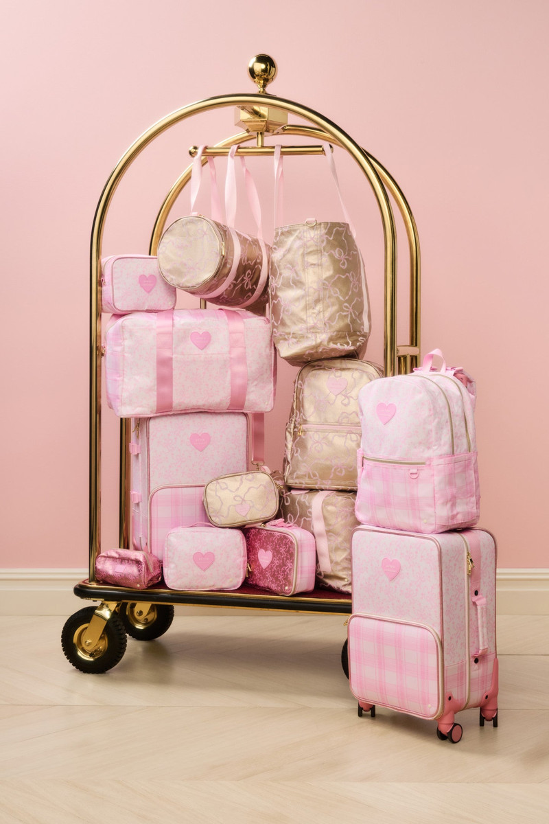STATE x LoveShackFancy Gold Bensen Toiletry Kit 5