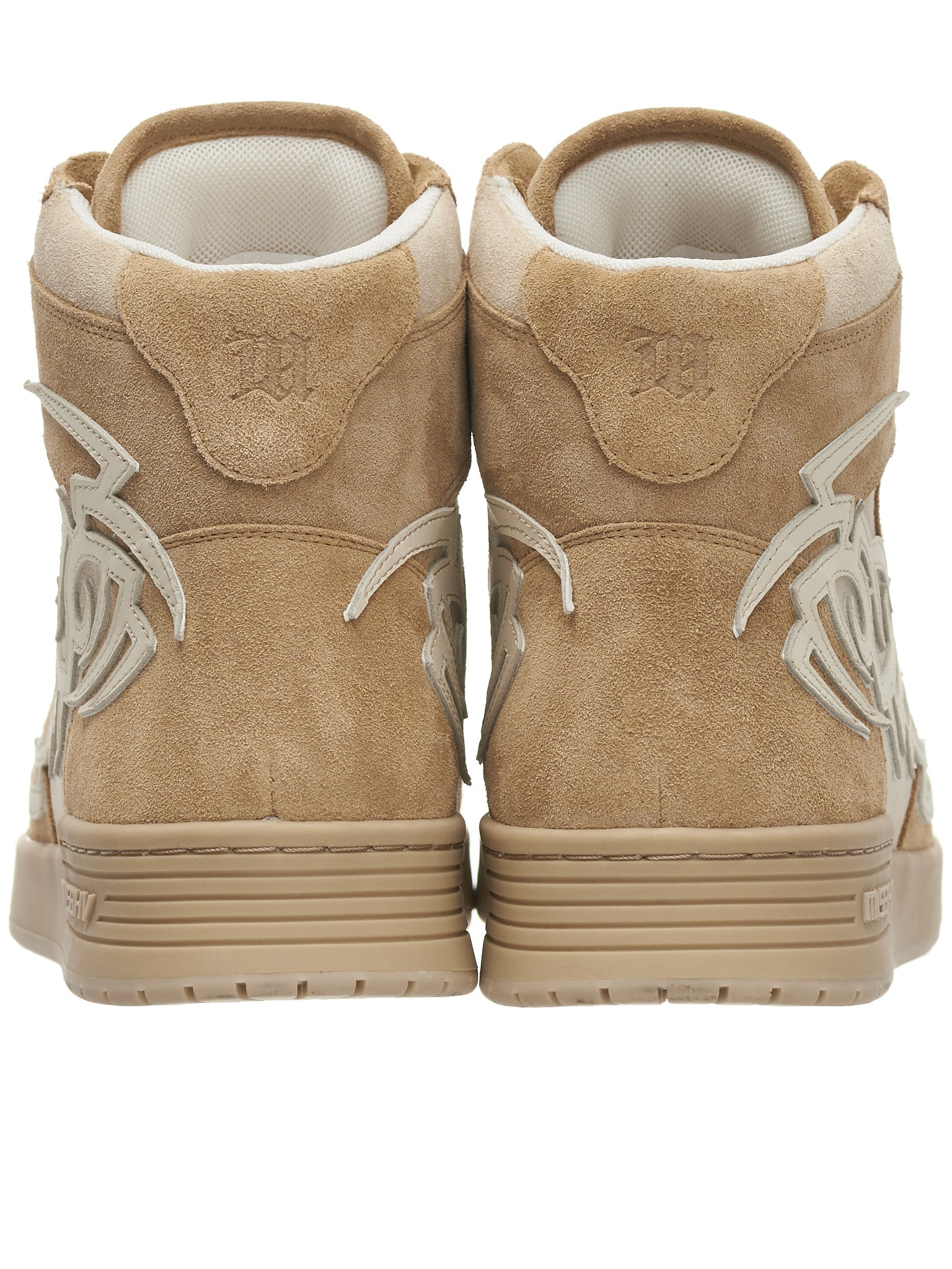Suede High Top Sneakers - 4