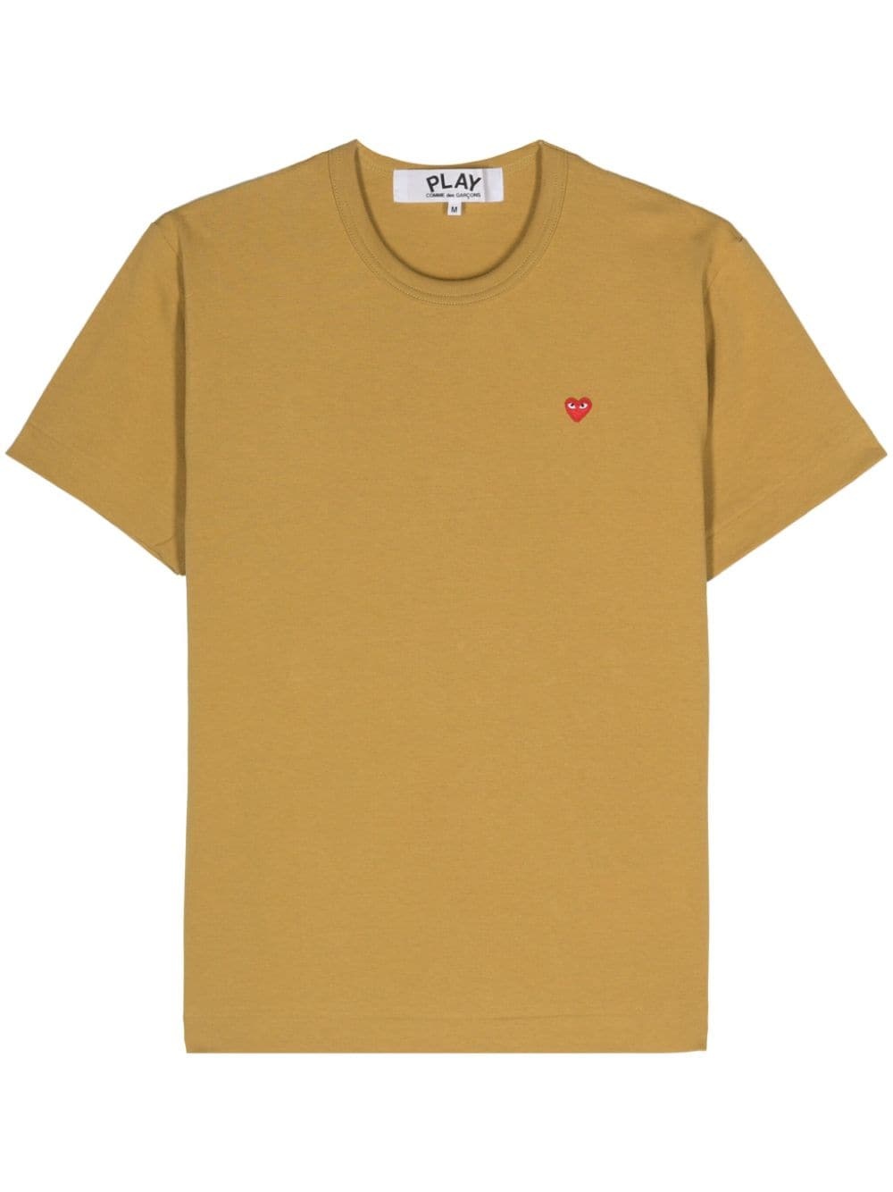 logo-appliqqué cotton T-shirt - 1