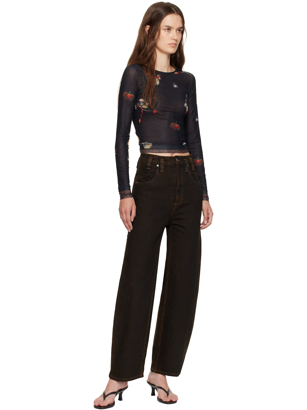 Brown Baggy Jeans - 4