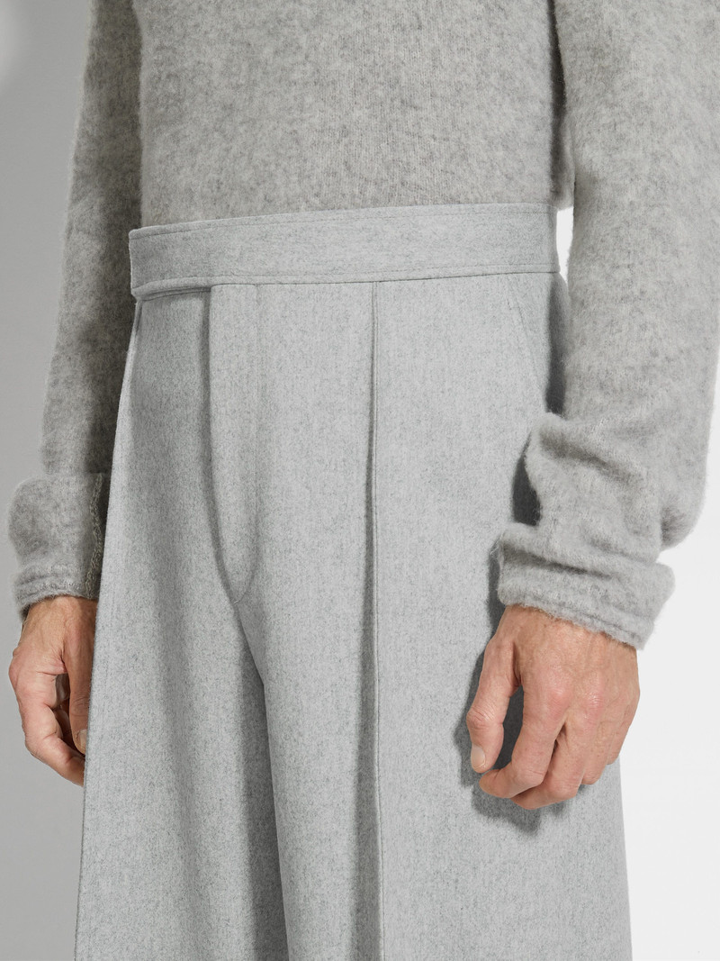 ZEGNA LIGHT GREY TROFEO™ CASHMERE PANTS outlook