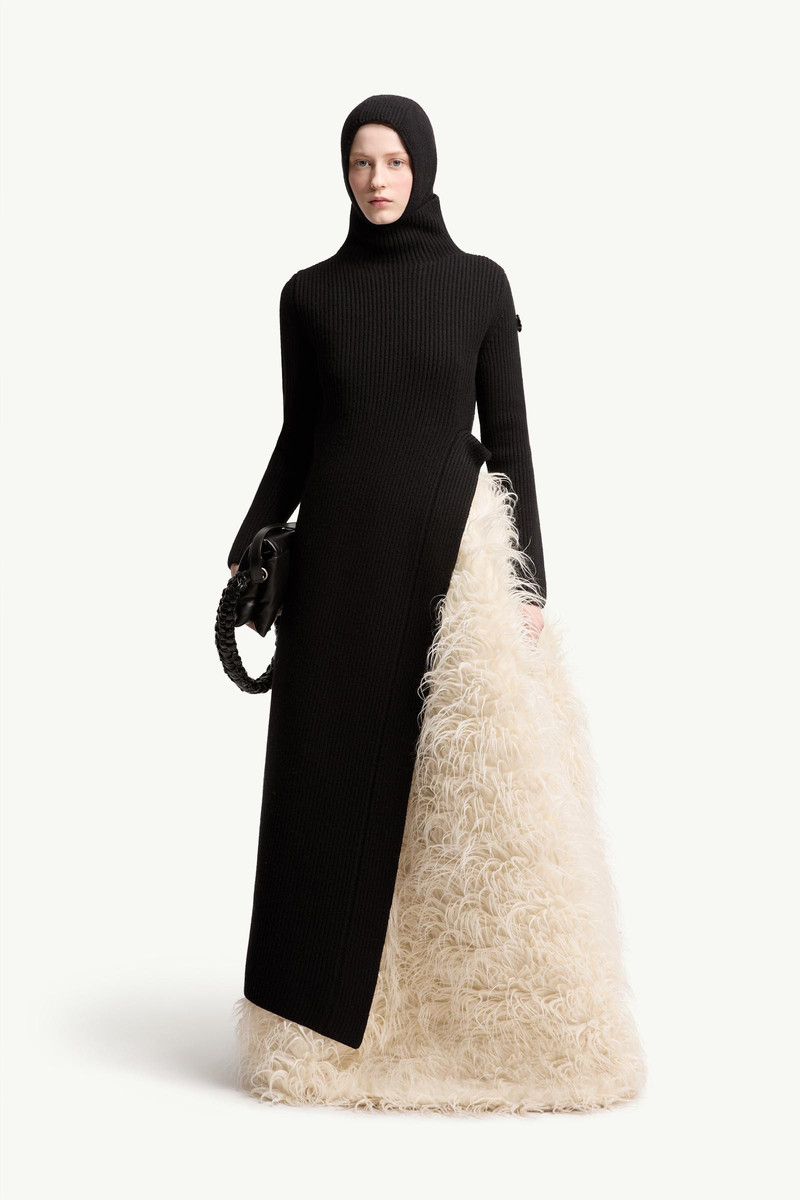 Jil Sander Moncler + JIL SANDER Wool Turtleneck Dress outlook