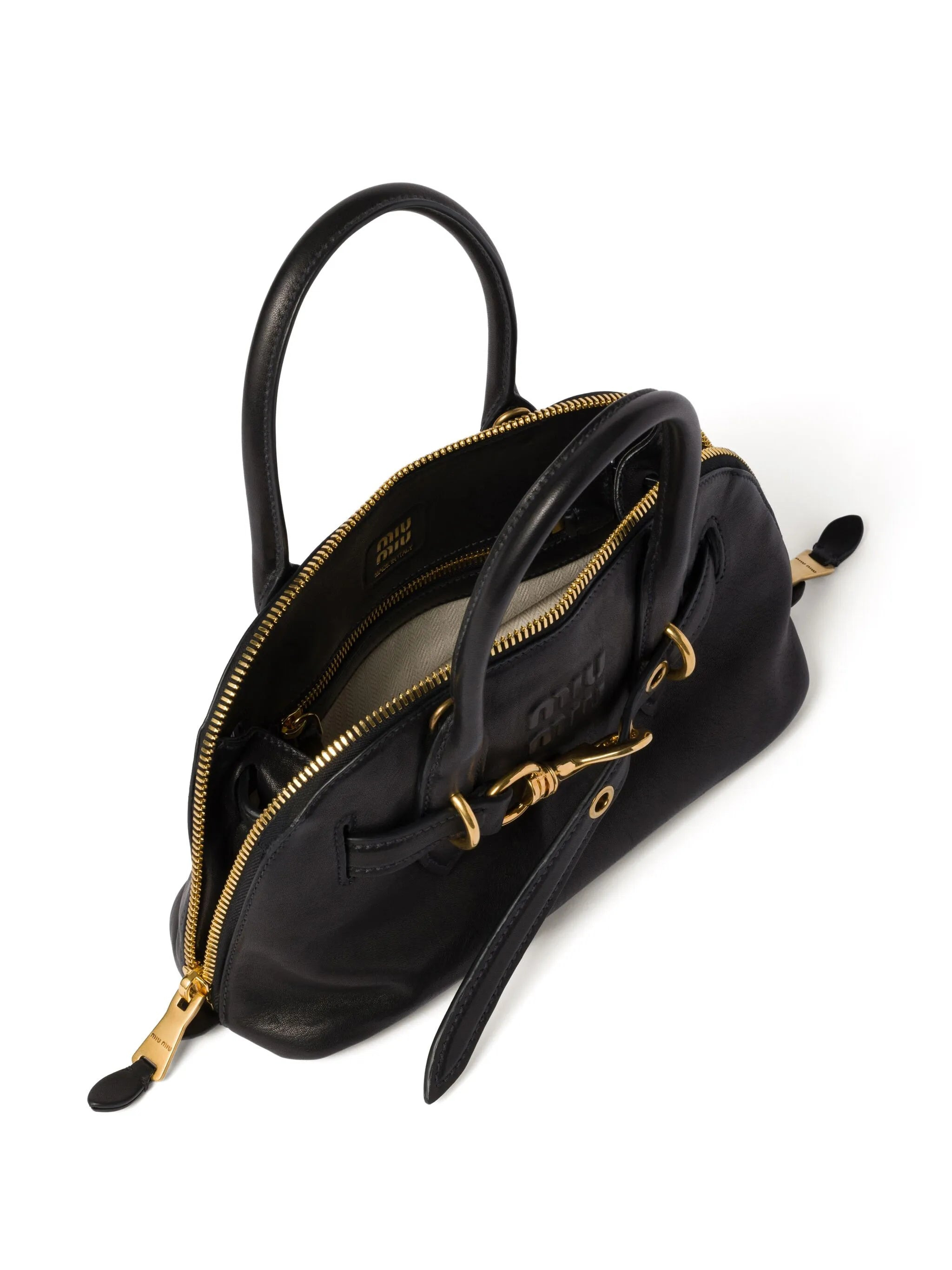 Miu Miu Aventure Leather Tote Bag - 3