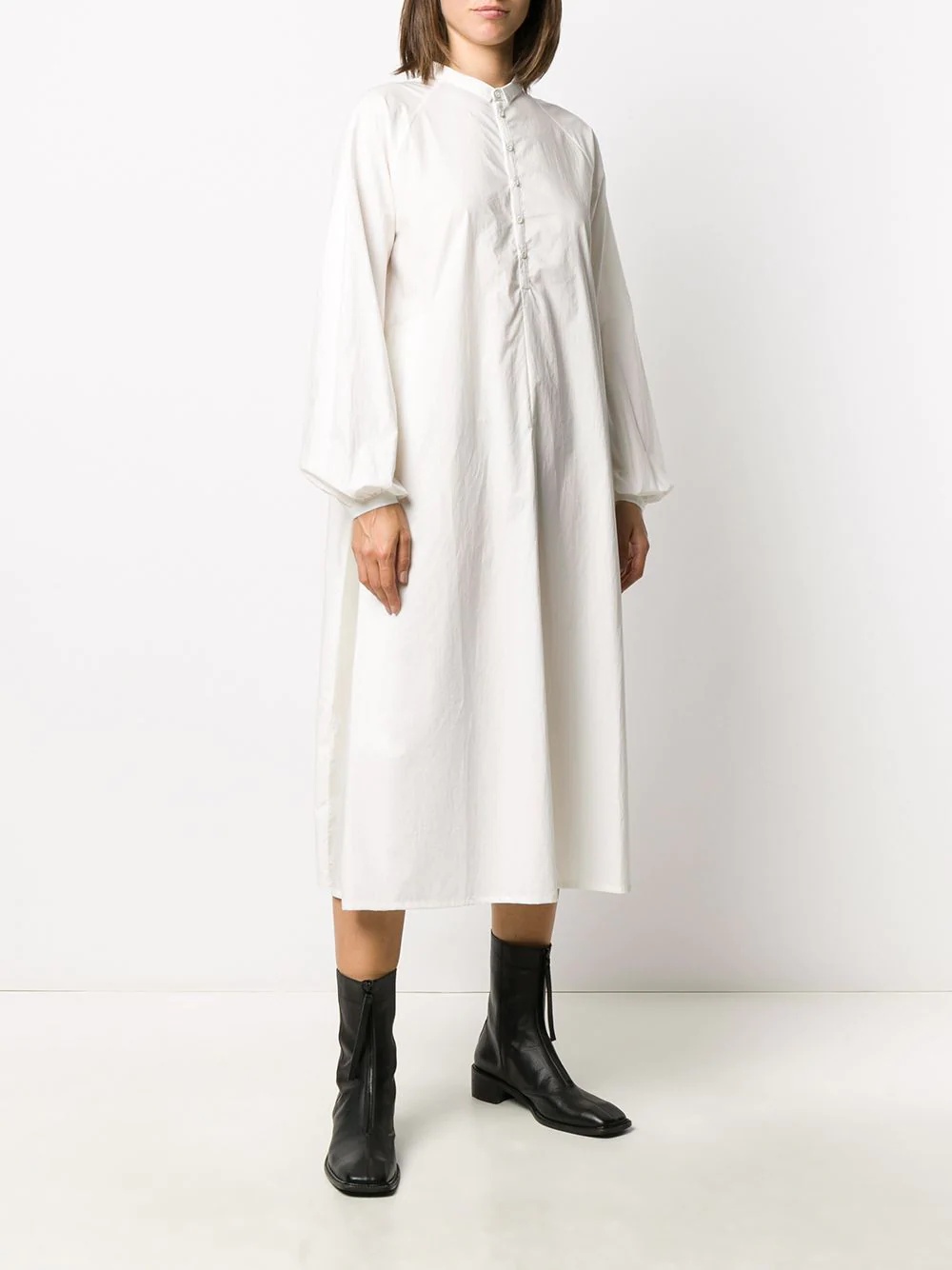 Botanist cotton shirt dress - 3