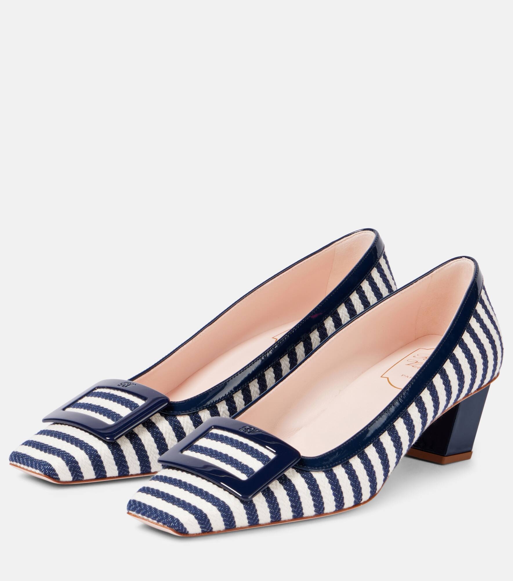 Belle Vivier striped pumps - 4