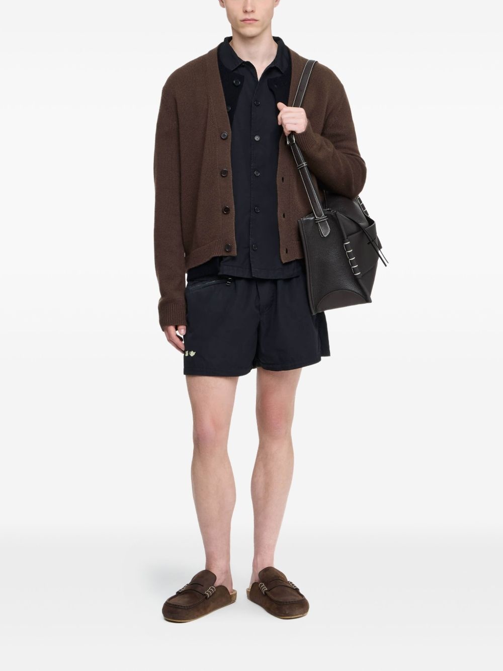 layered cardigan - 2