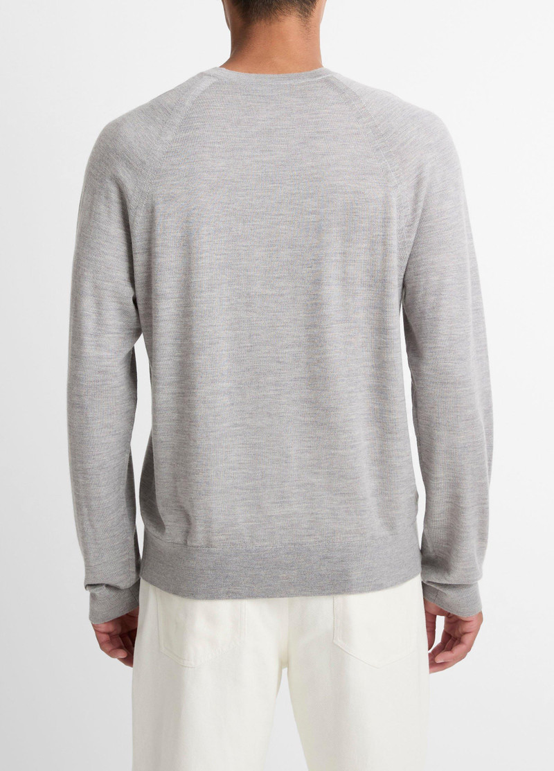 Vince Featherweight Wool-Cashmere Crew Neck Sweater outlook