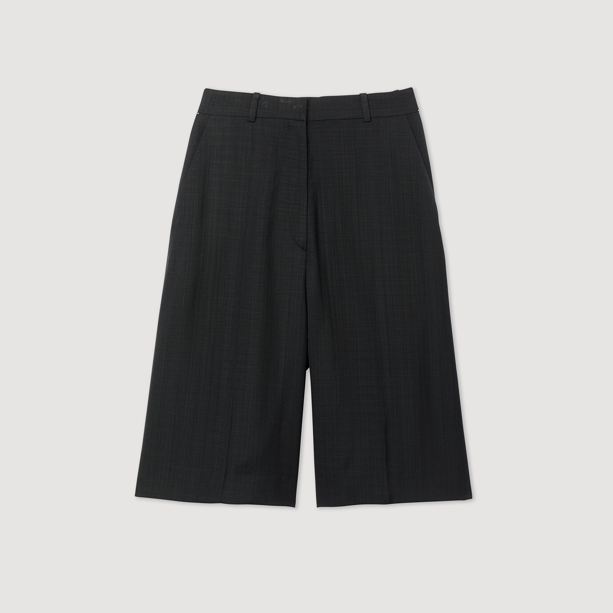 Straight-leg Bermuda shorts - 1