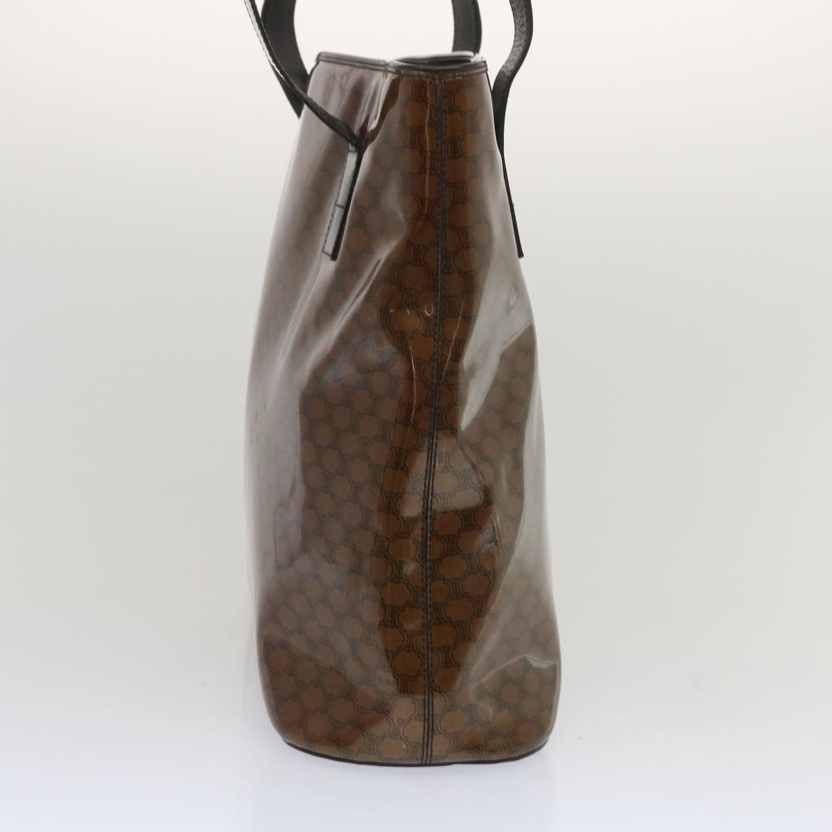 CELINE Macadam Canvas Tote Bag Brown - 3