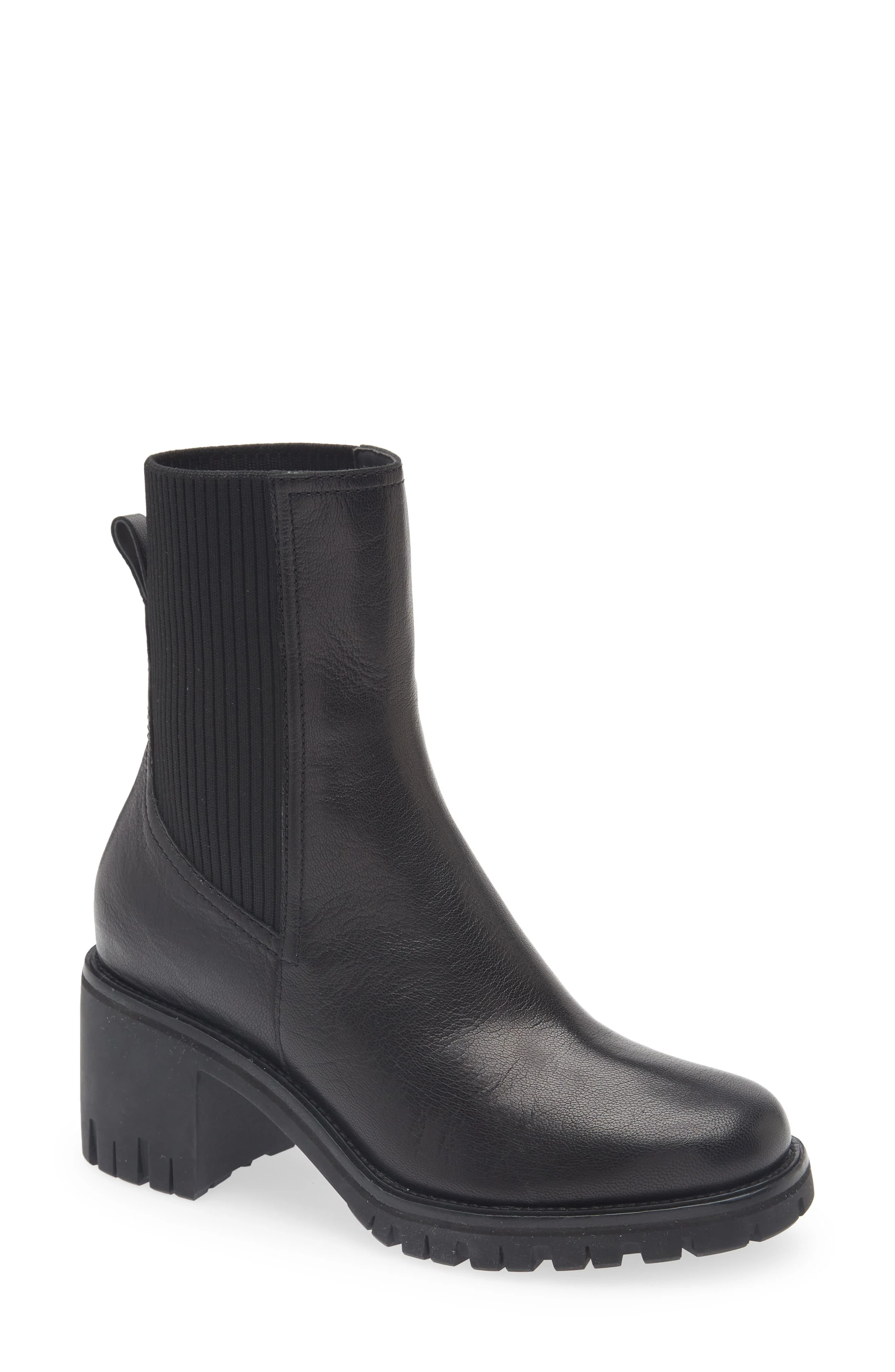 rag & bone Corey Lug Sole Chelsea Boot in Black at Nordstrom - 1