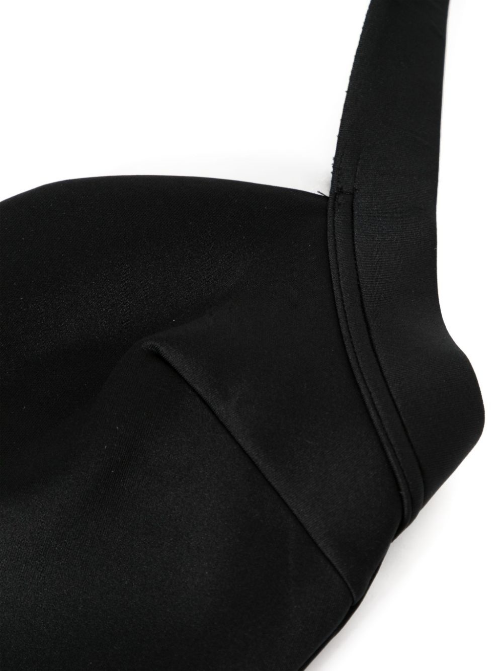 plunging halterneck swimsuit - 3