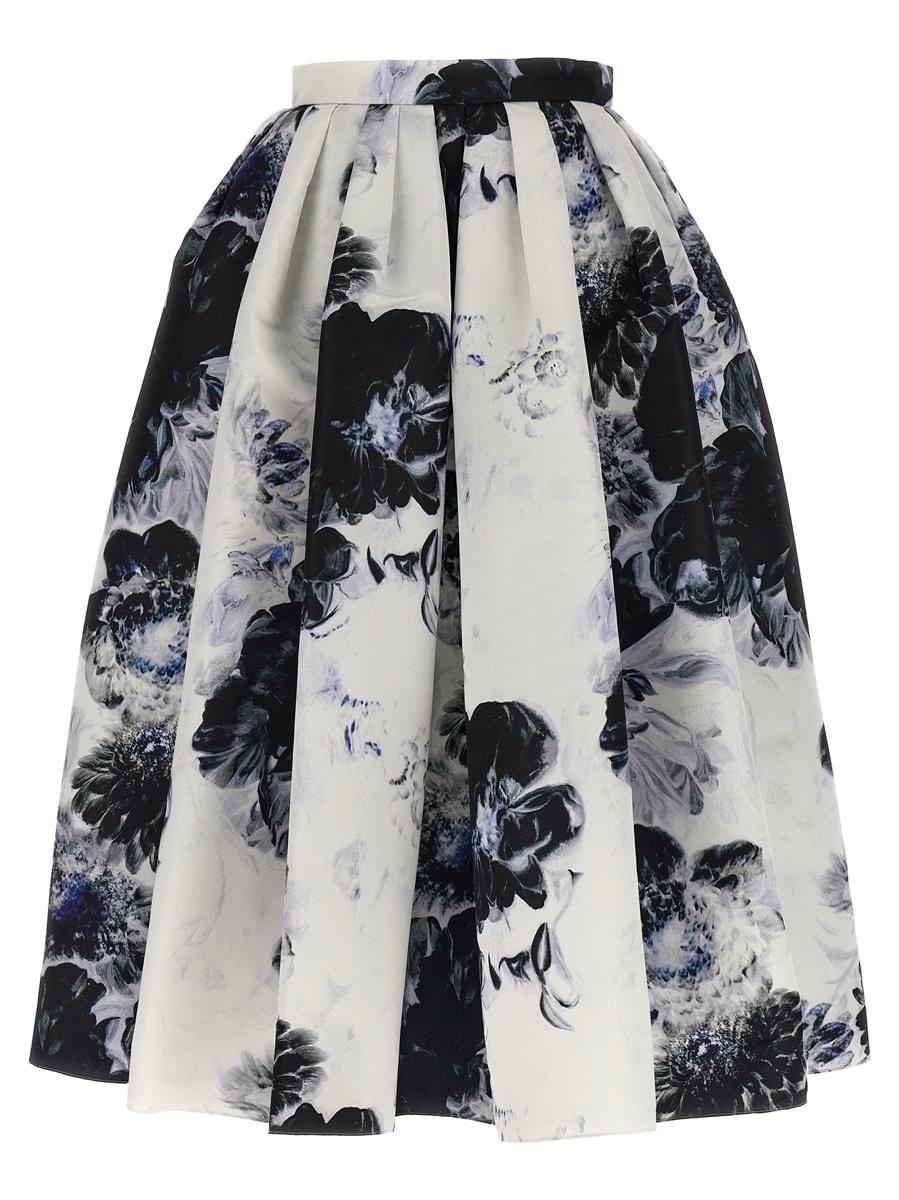 ALEXANDER MCQUEEN 'CHIAROSCURO' SKIRT - 1