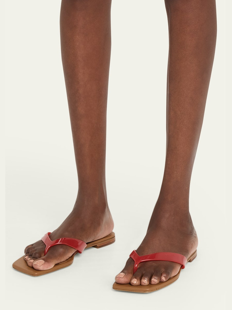 Vince San Juan Jelly Flat Thong Sandals outlook