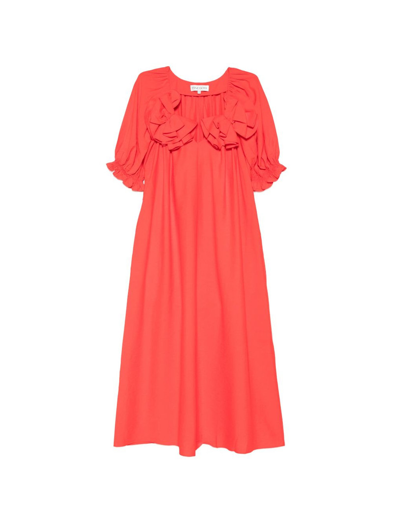 ruffled midi dress 1
