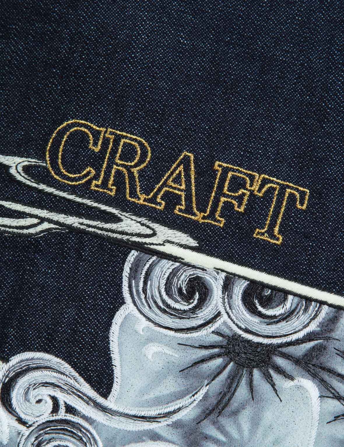 Komainu Framed Graphic Print Denim Shirt - 14