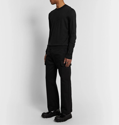 Bottega Veneta Slim-Fit Logo-Intarsia Wool Sweater outlook