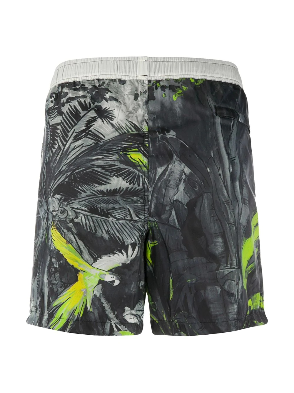 tropical print swim shorts - 2