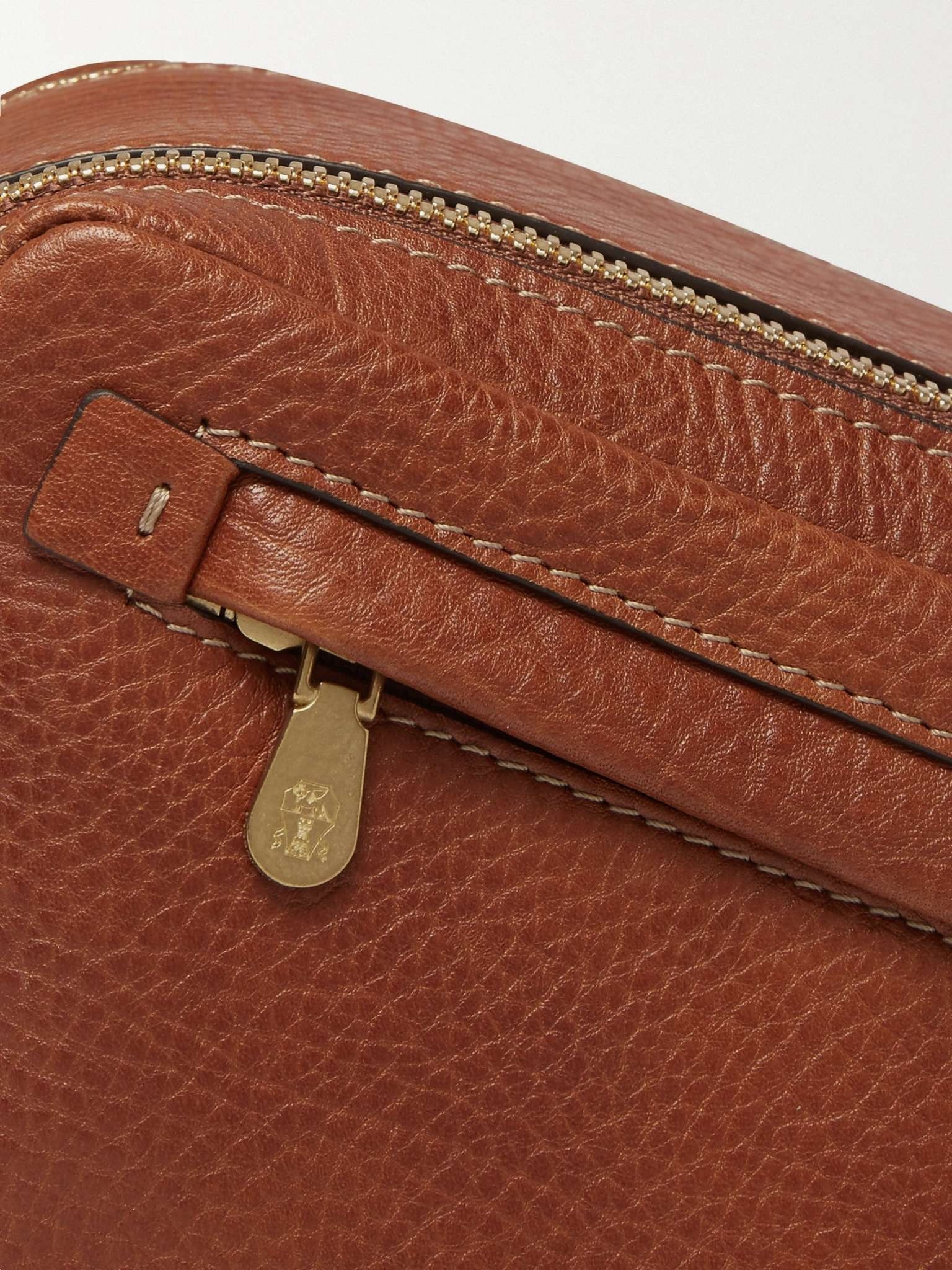 Full-Grain Leather Wash Bag - 4