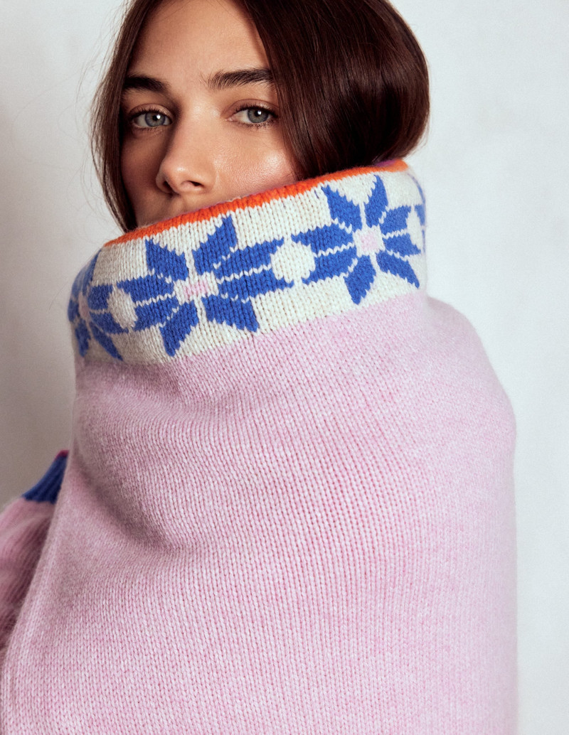 Eleanor Fair Isle Sweater-Meadowsweet Pink 7