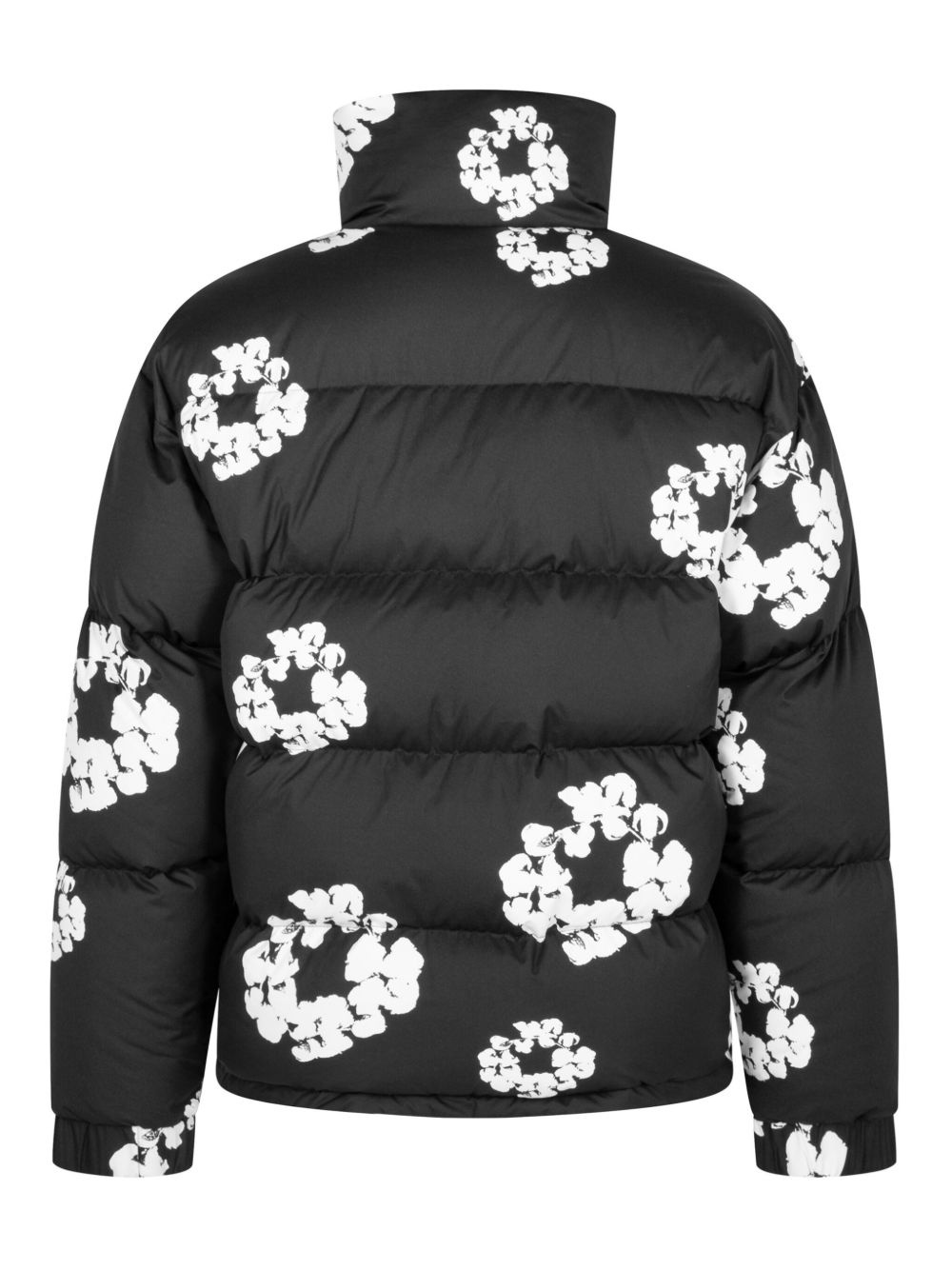 floral-print padded jacket - 2