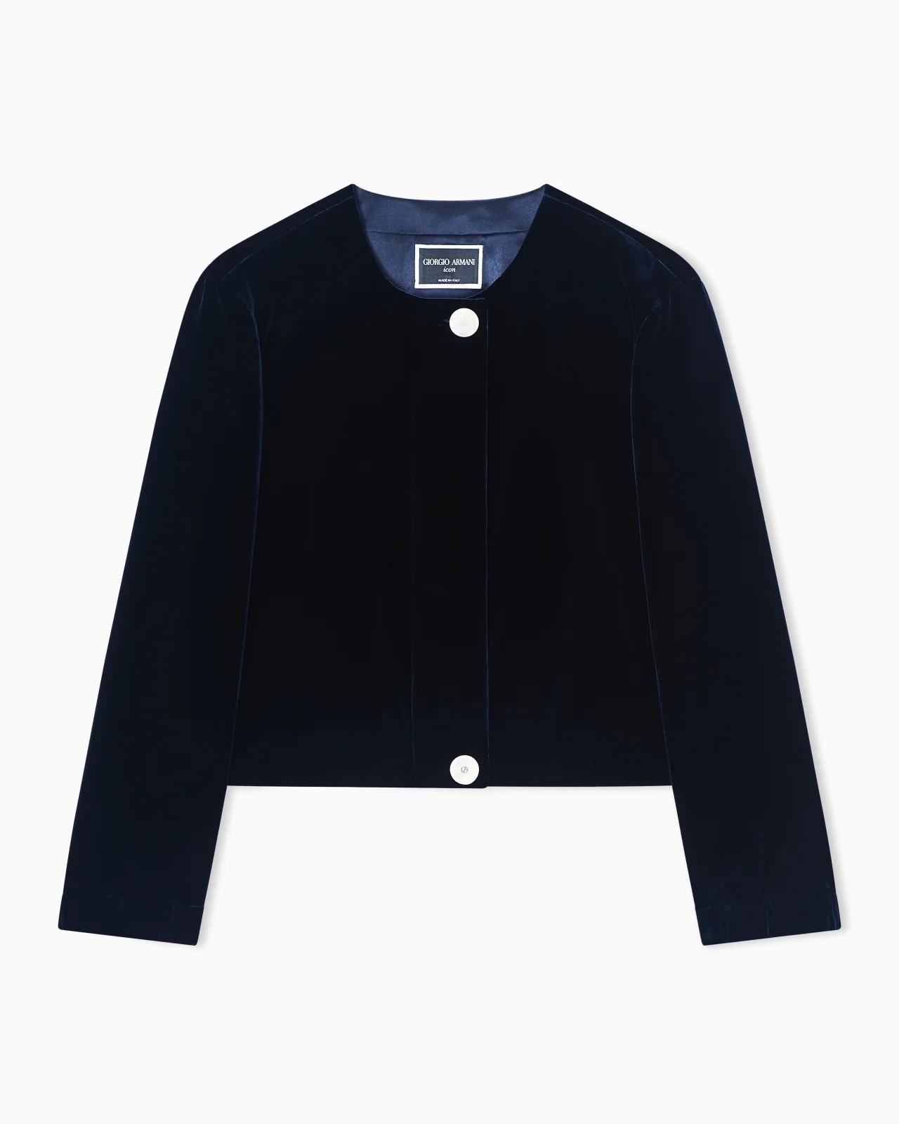 SHORT, VELVET JACKET - 1