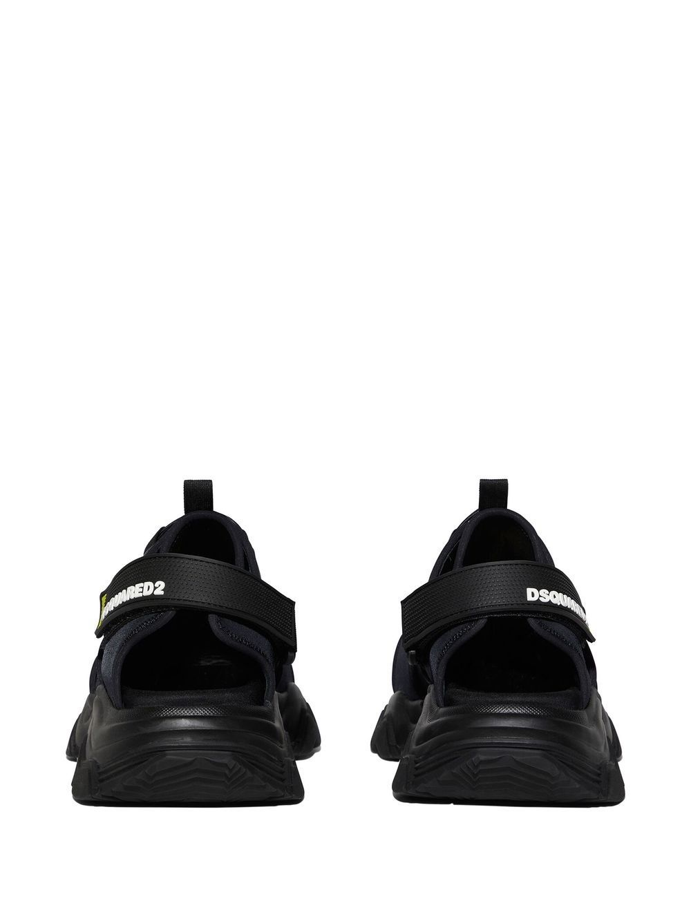 touch-strap calf-leather sandals - 3