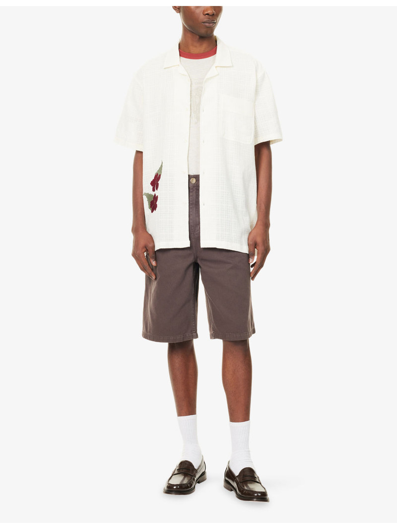 Palmes Ramus Camp-Collar Cotton Shirt outlook