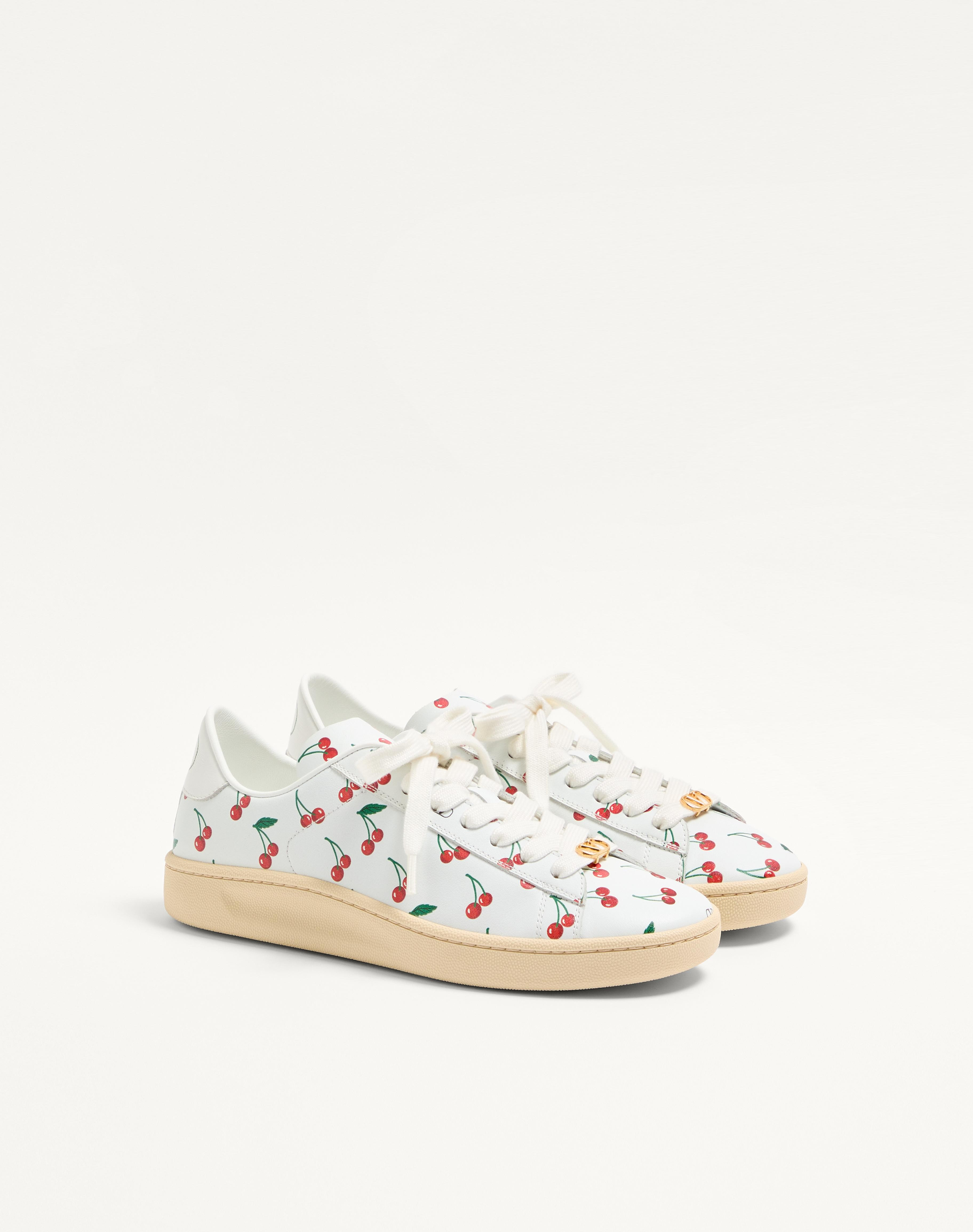 ROYCO SNEAKER IN NAPPA CALFSKIN WITH CHERRYFIC PATTERN - 3