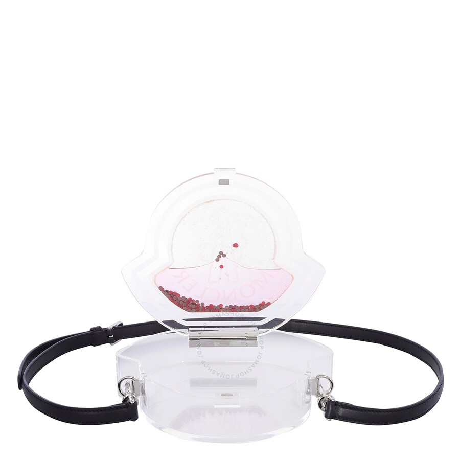 Moncler Ladies COQ Transparent Logo Crossbody Bag - 6