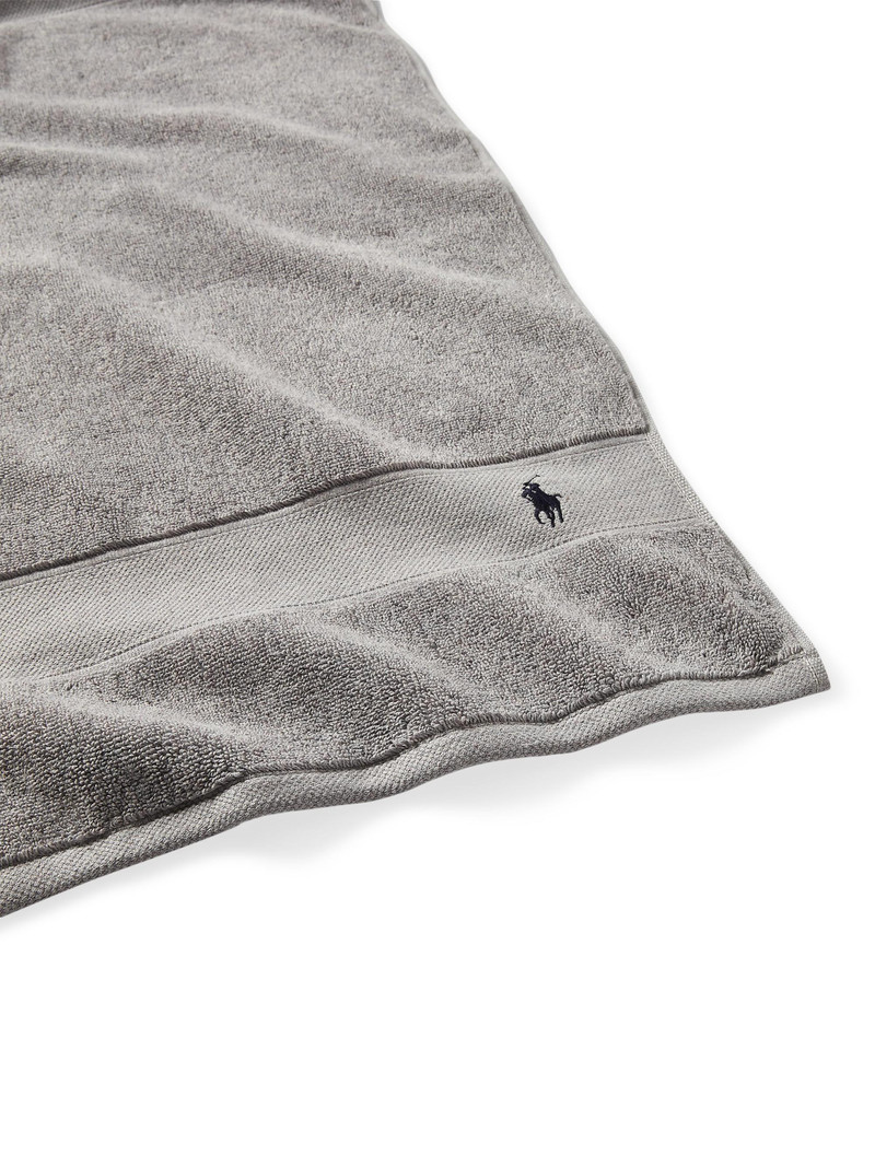 Polo Player Cotton Bath Mat - Andover Heather 5