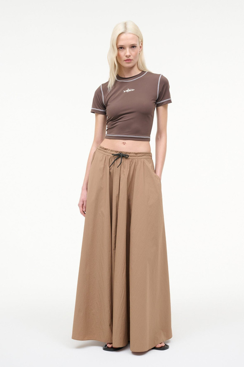 STAUD EDEN MAXI SKIRT DESERT 1