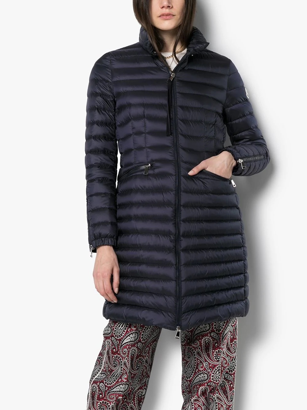 Sable quilted down coat - 3