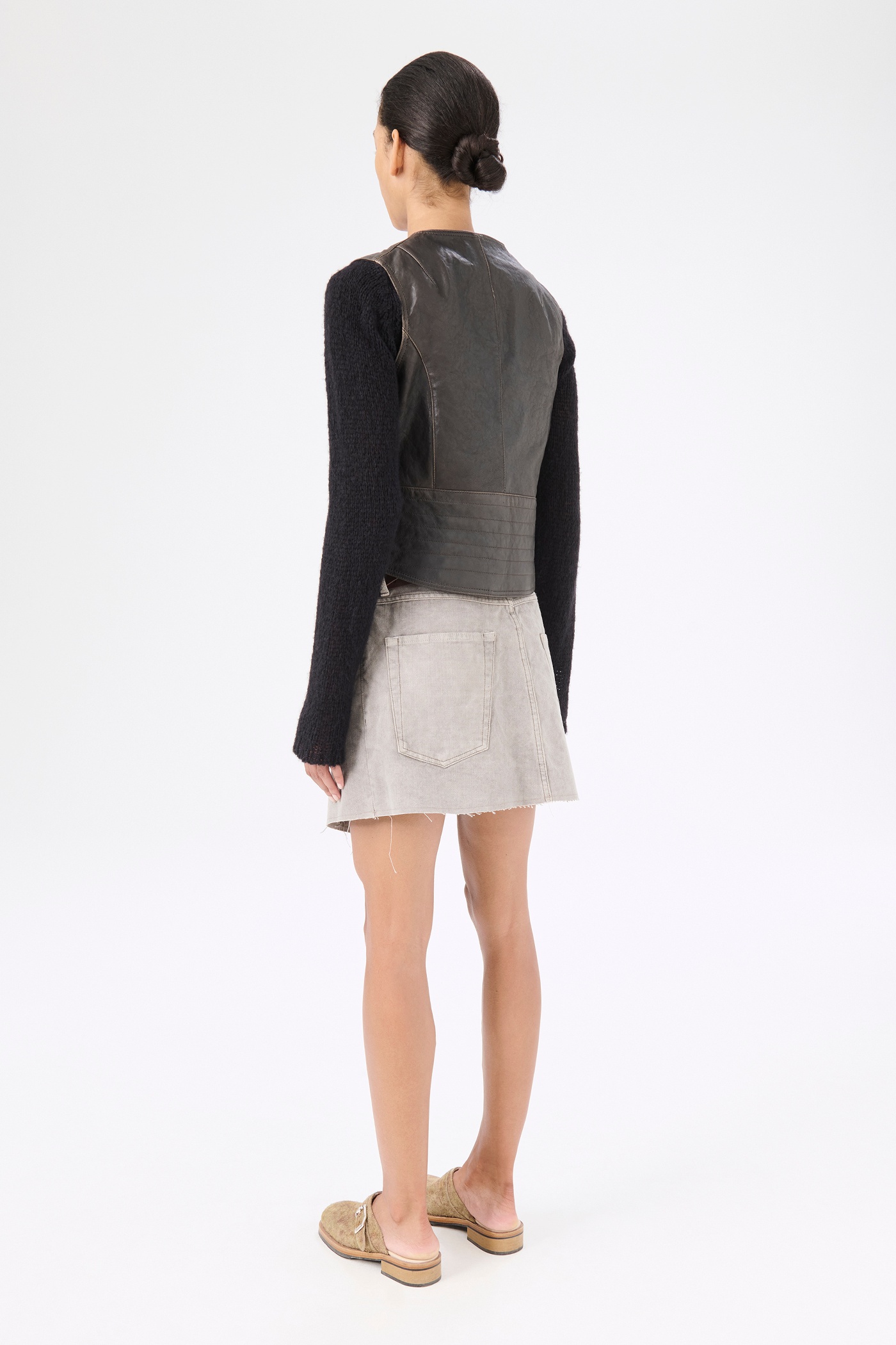 Cover Skirt Attic Carbon Wash Canvas - 4