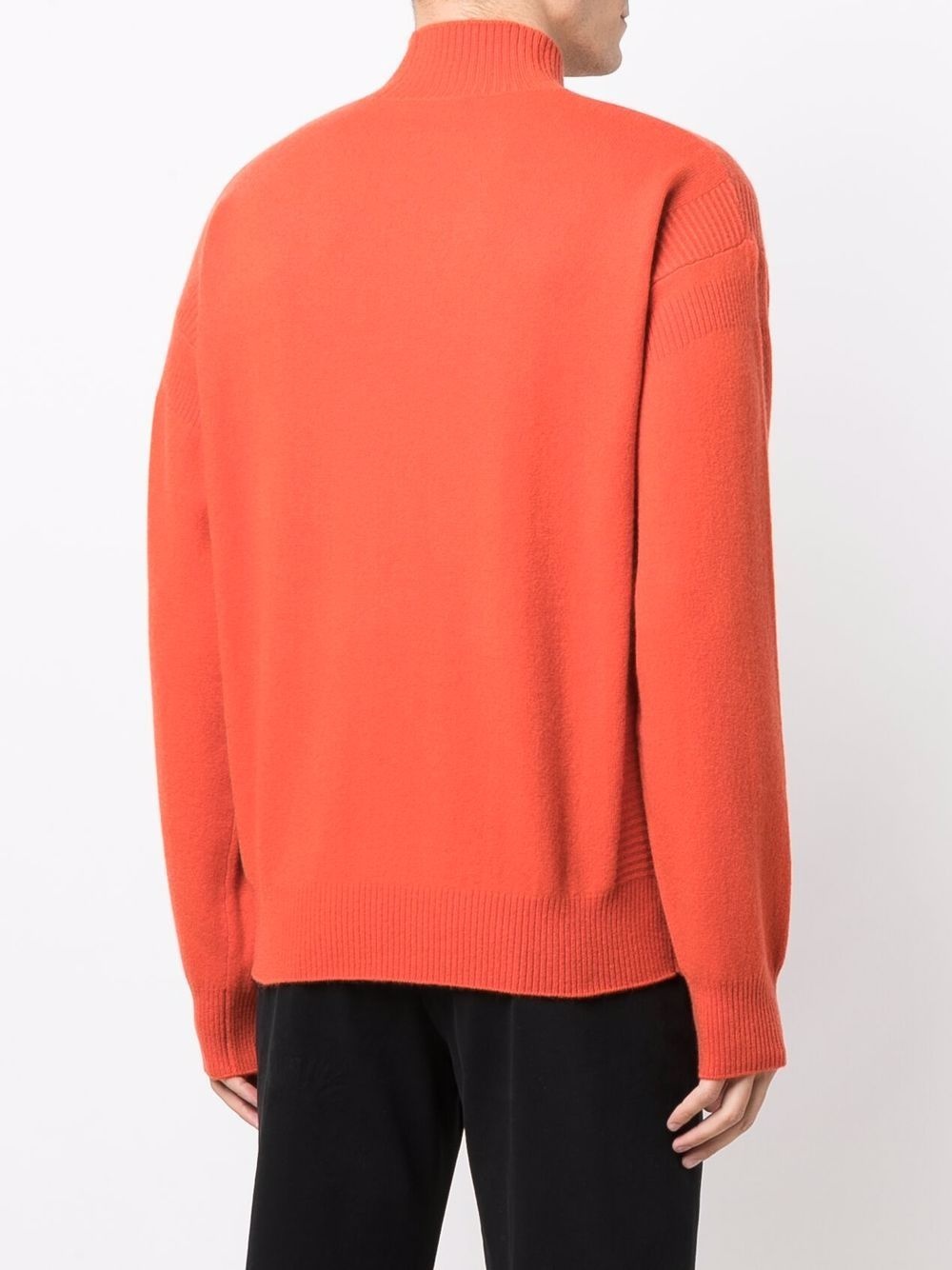 fine-knit high-neck jumper - 4