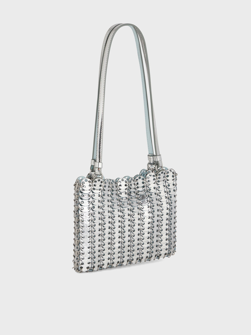 SILVER/BLUE 1969 FLIP BAG IN LEATHER 3
