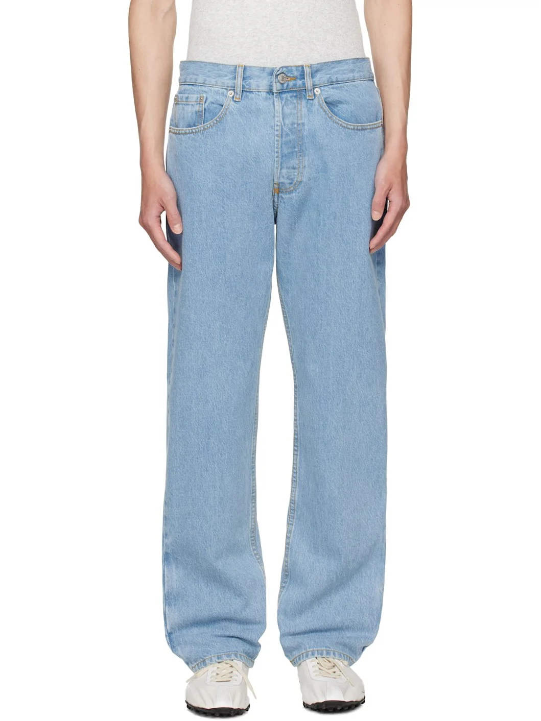 Blue Faded Jeans - 1