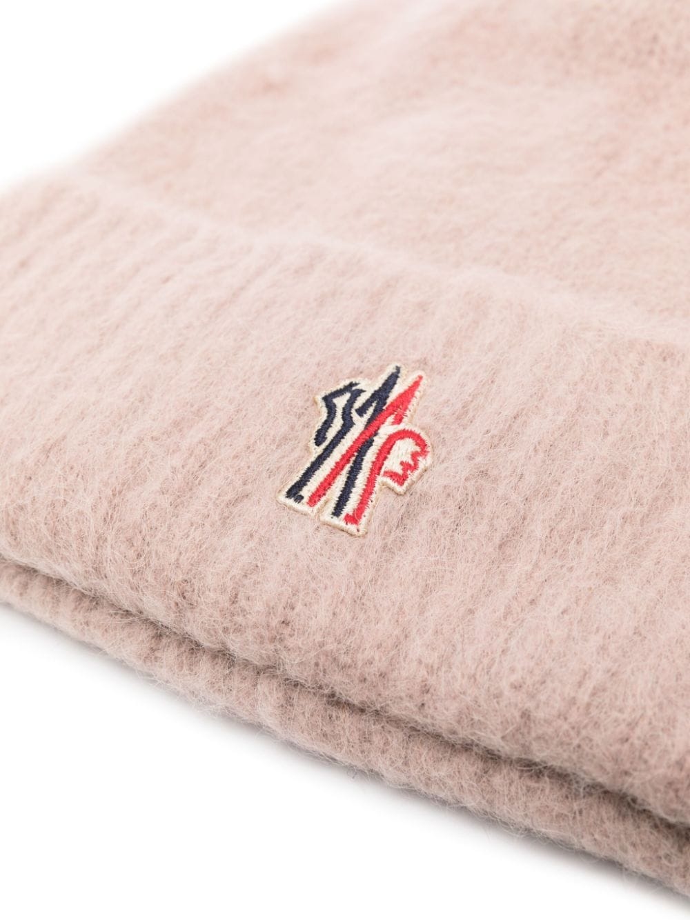 logo-embroidered ribbed beanie - 2